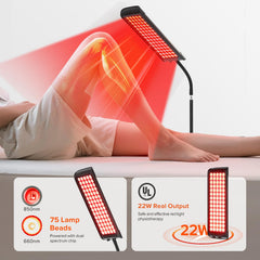 GMOWNW stand adjustable height enables comfortable seated or lying use.