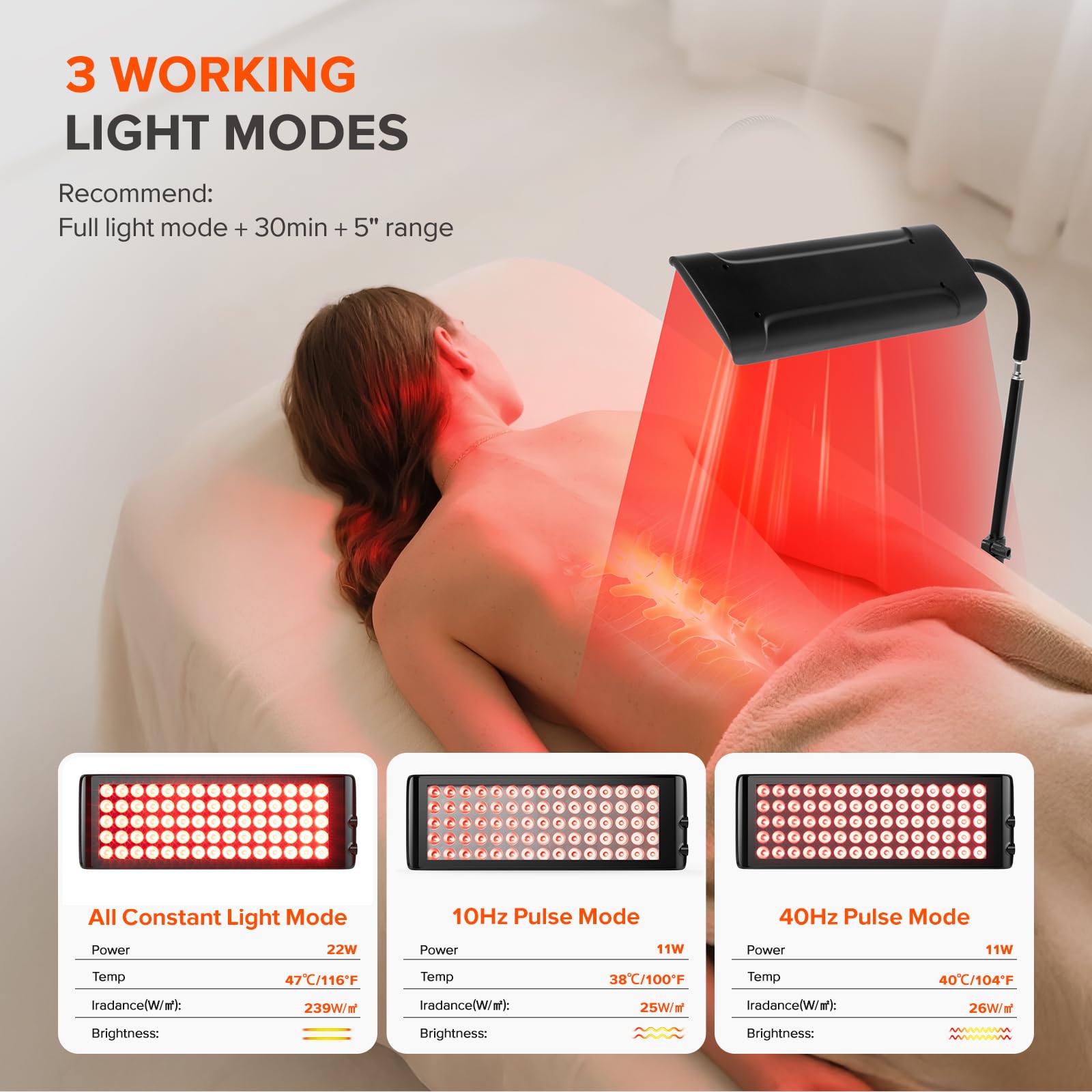 GMOWNW therapy session timer helps safe, consistent sessions.