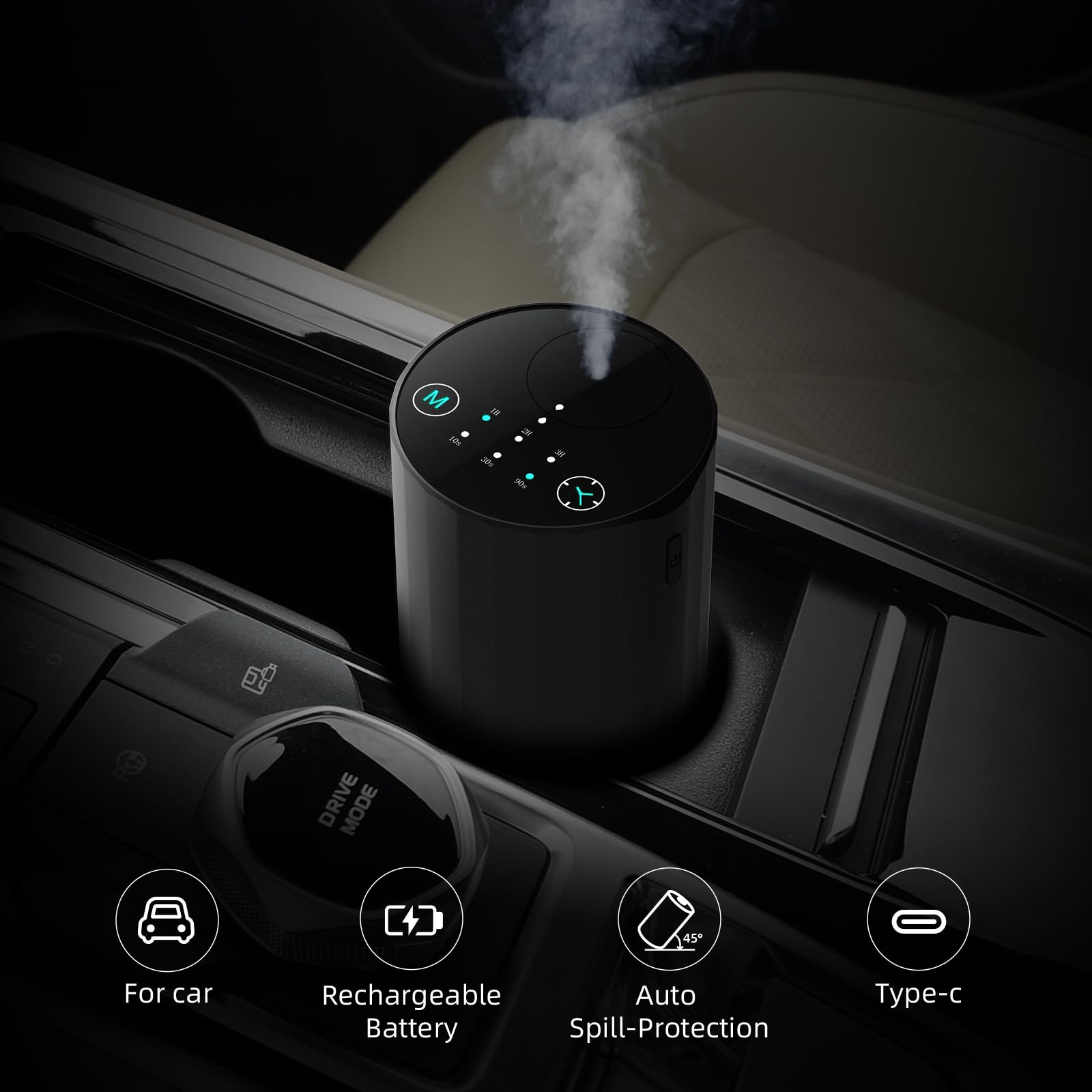 GMSYSW eco-friendly battery diffuser with eco mode display.