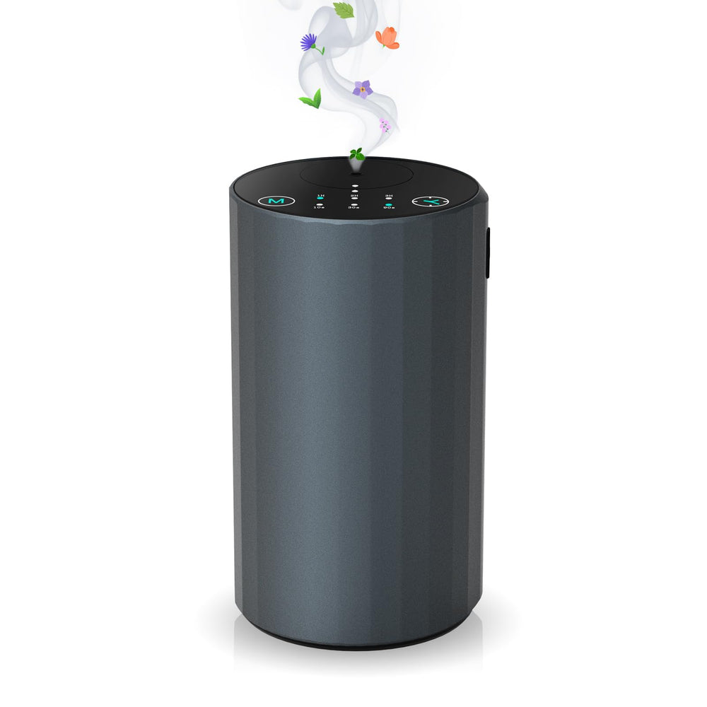 GMSYSW waterless diffuser grey front view for compact home use