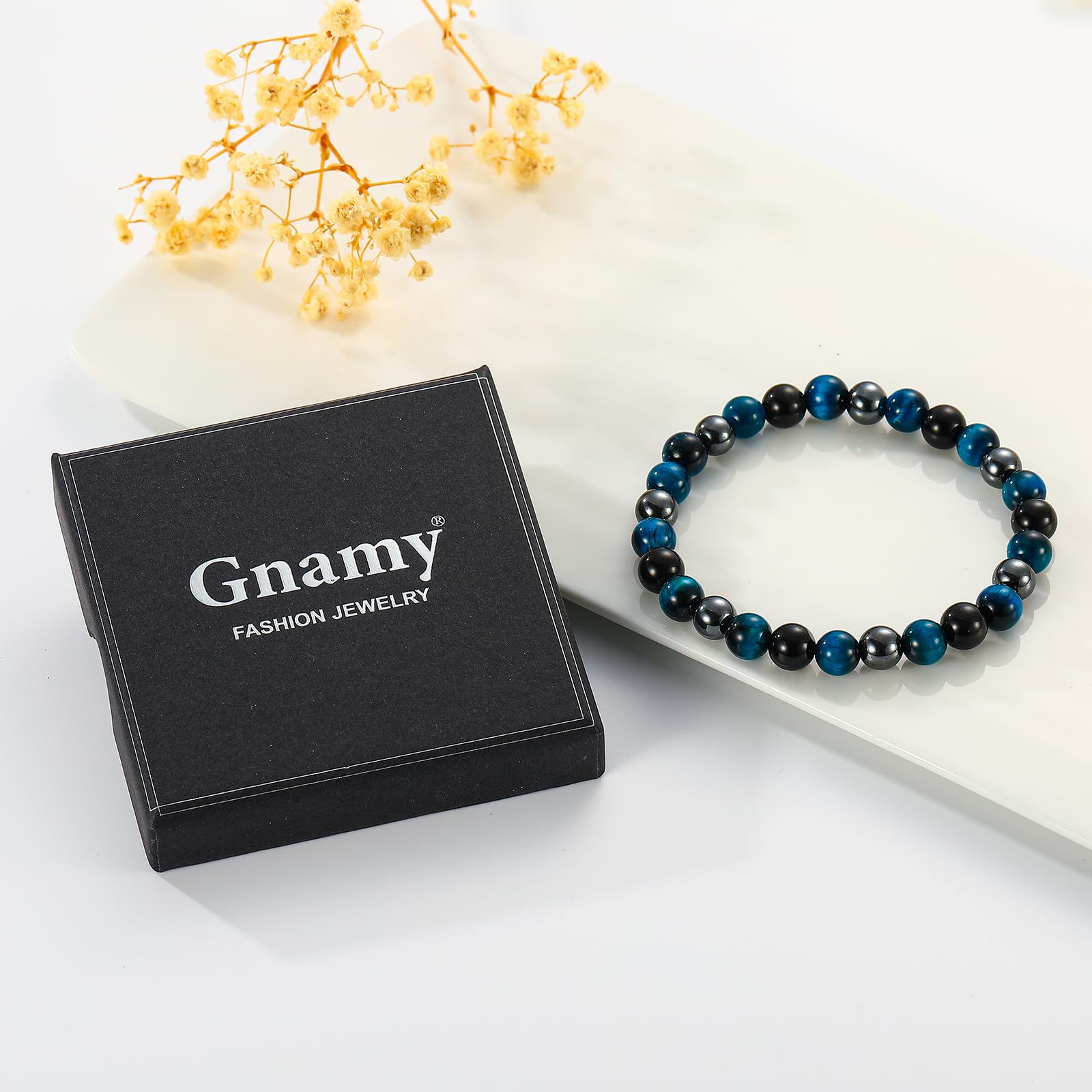 Gnamy healing jewelry bracelet for daily wear, versatile and thoughtful design.