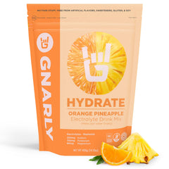 Gnarly Hydrate electrolyte bottle front view for daily hydration.