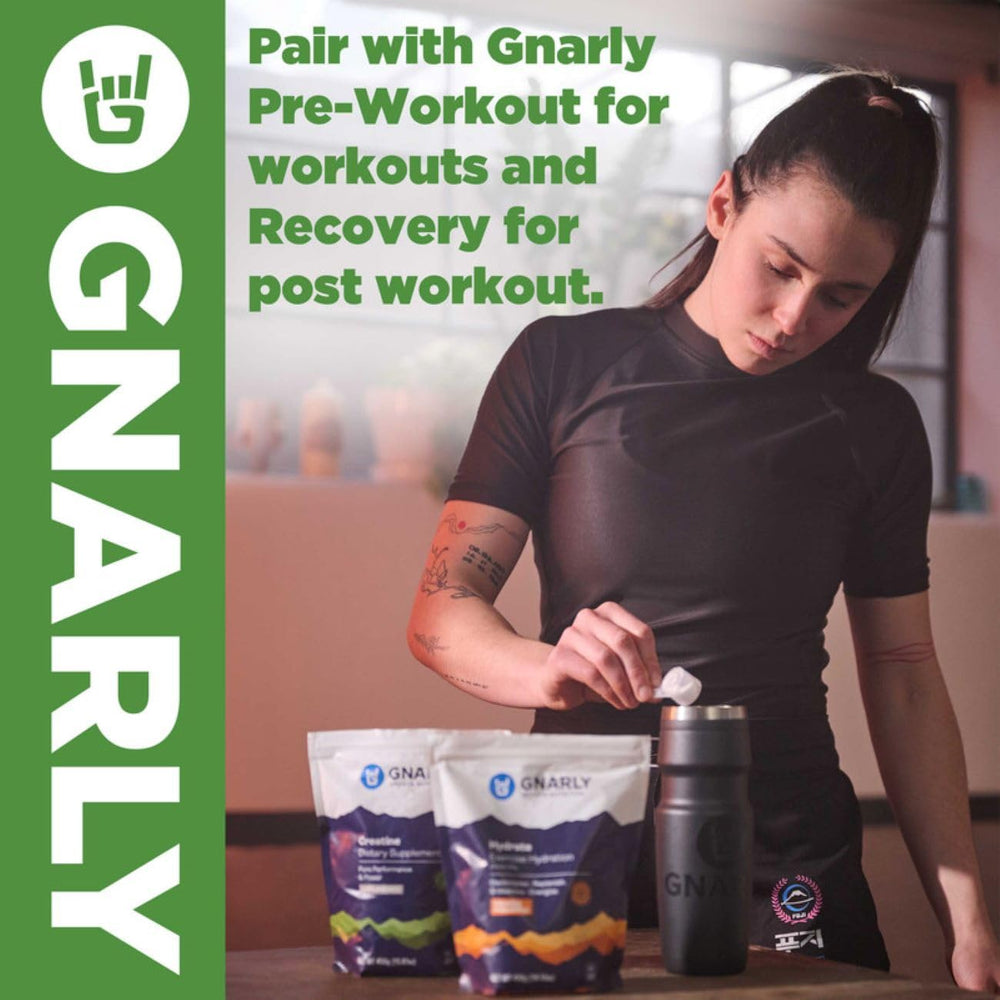 Sustainable packaging label reflecting Gnarly's environmental commitment