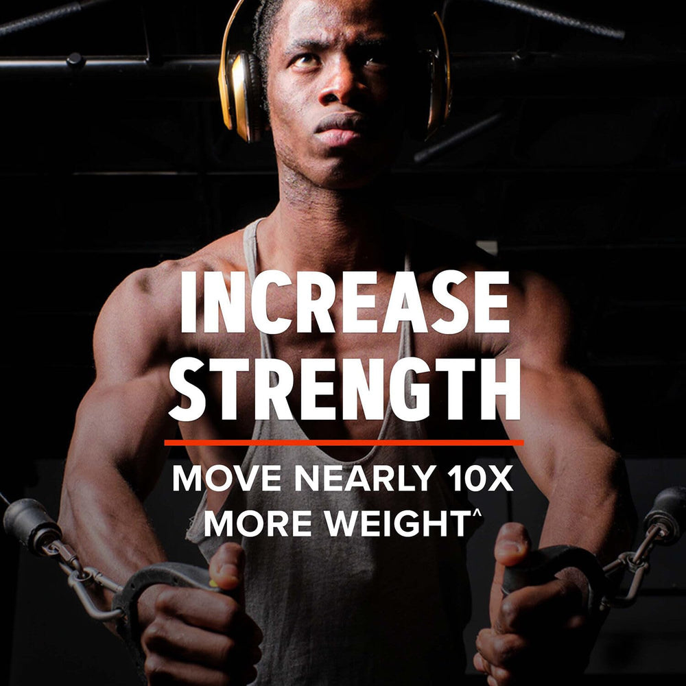 GNC AMP Creatine HCl 189 pills label closeup emphasizes serving-ready power.
