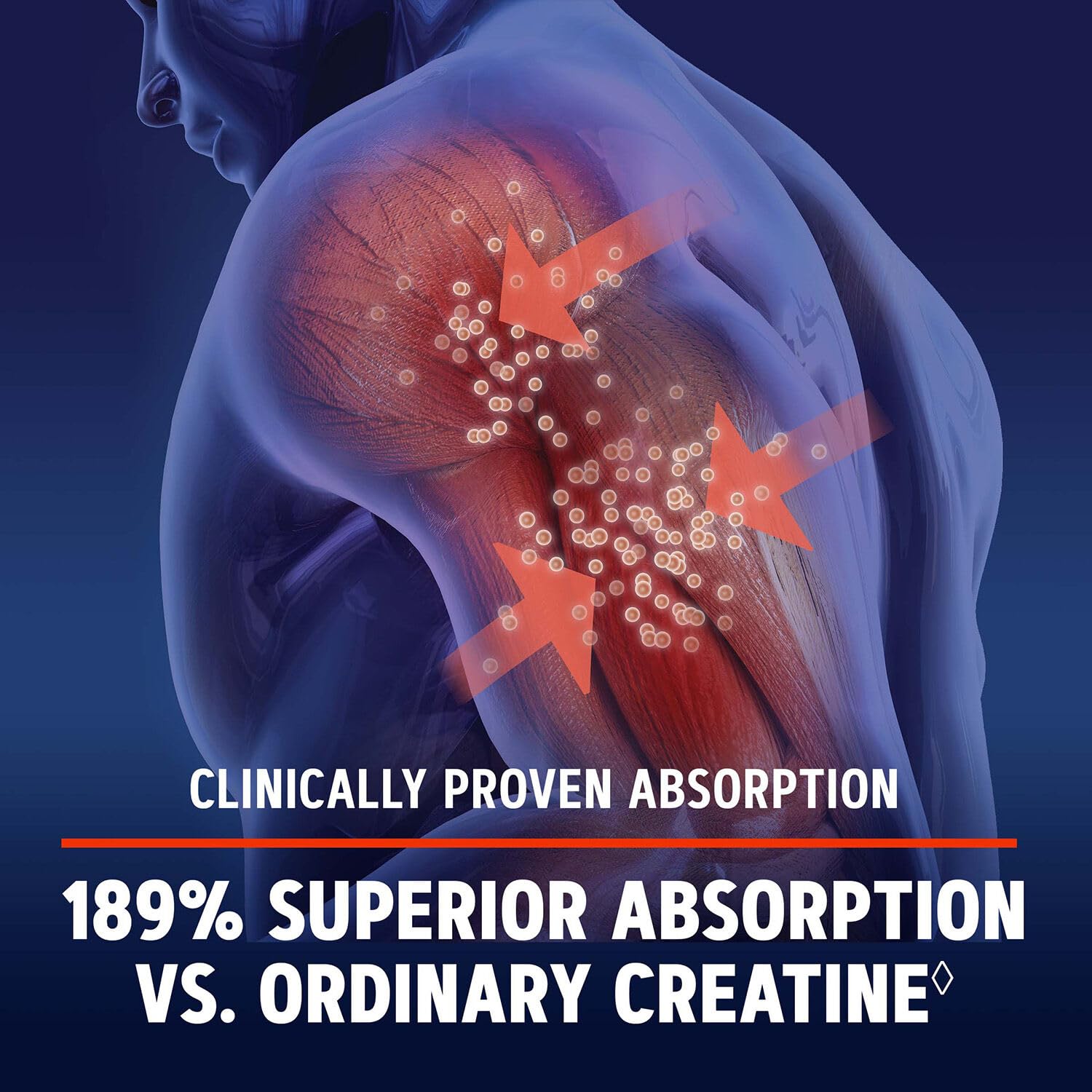 GNC AMP Creatine HCl 189 pills product packaging on display.