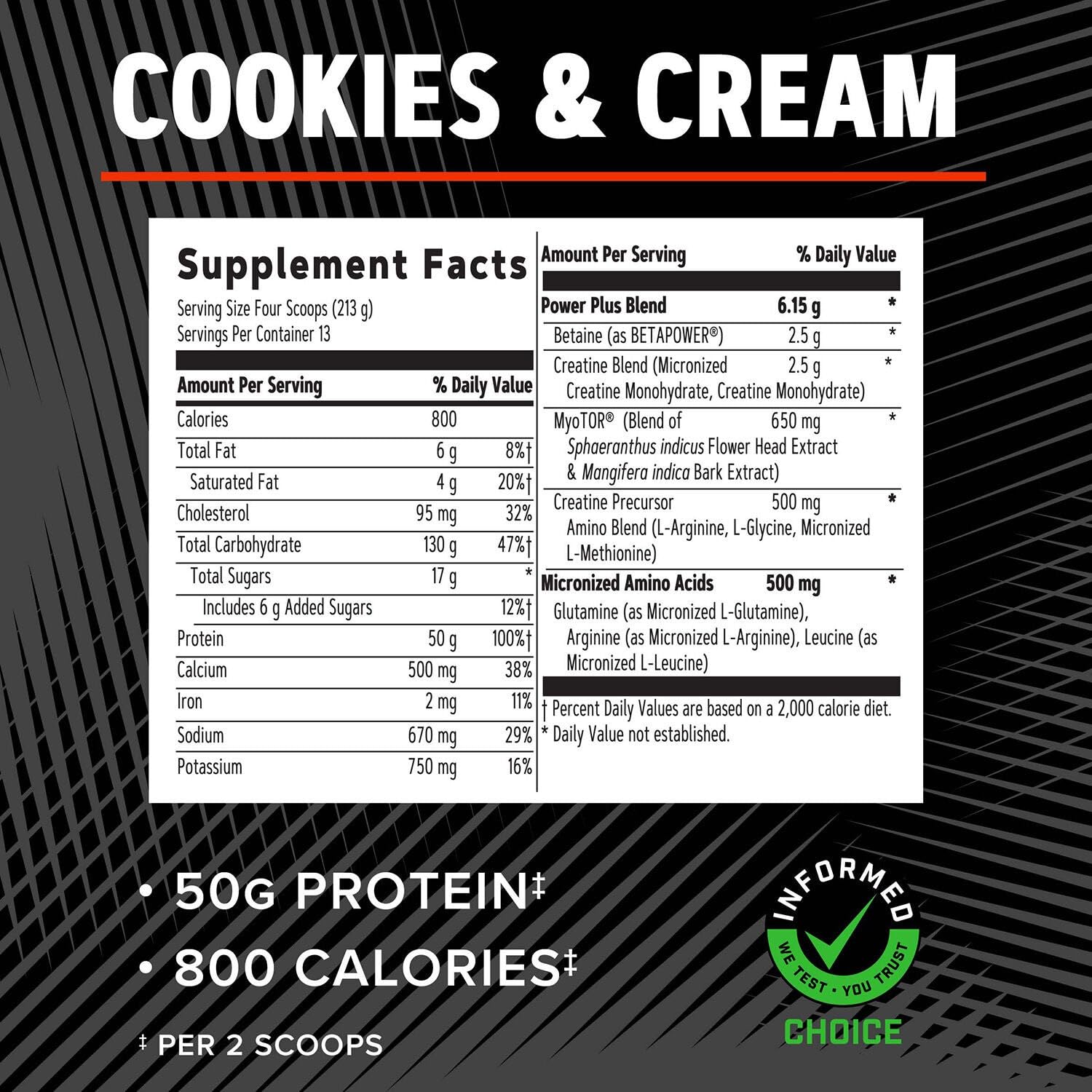 GNC AMP Mass XXX shaker cup with mixed cookies and cream shake.