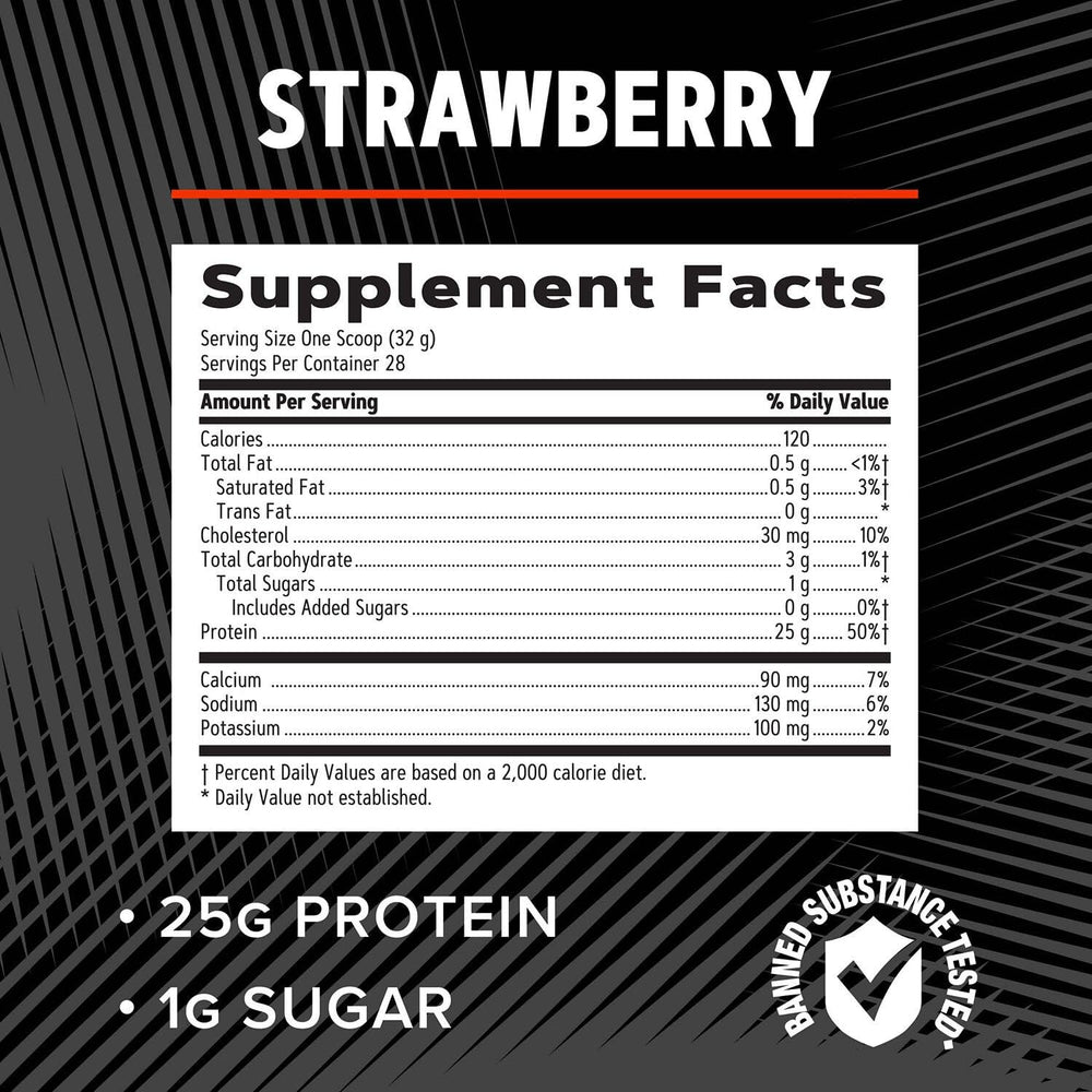 GNC AMP Pure Isolate Strawberry testing seal signals trusted third-party verification.
