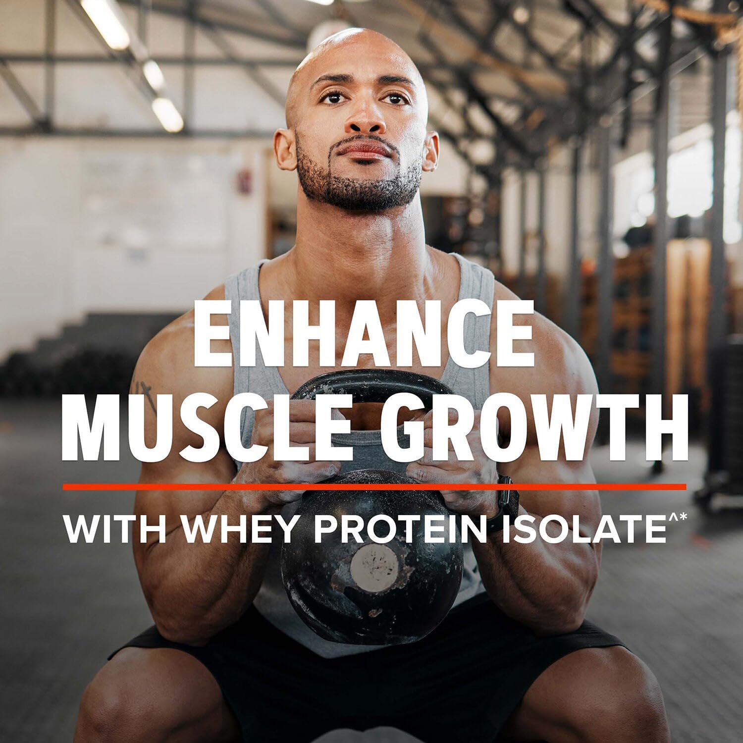 GNC AMP Pure Isolate Cookies & Cream scoop pouring into shaker