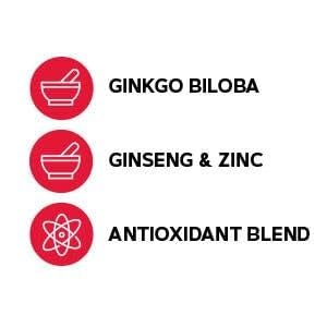 GNC ArginMax label front highlighting gluten-free formula and antioxidants.