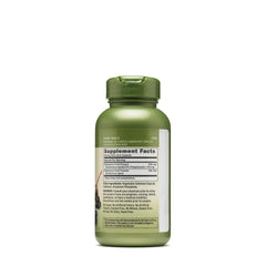 GNC elderberry fruit extract label showing ingredients and daily serving information.