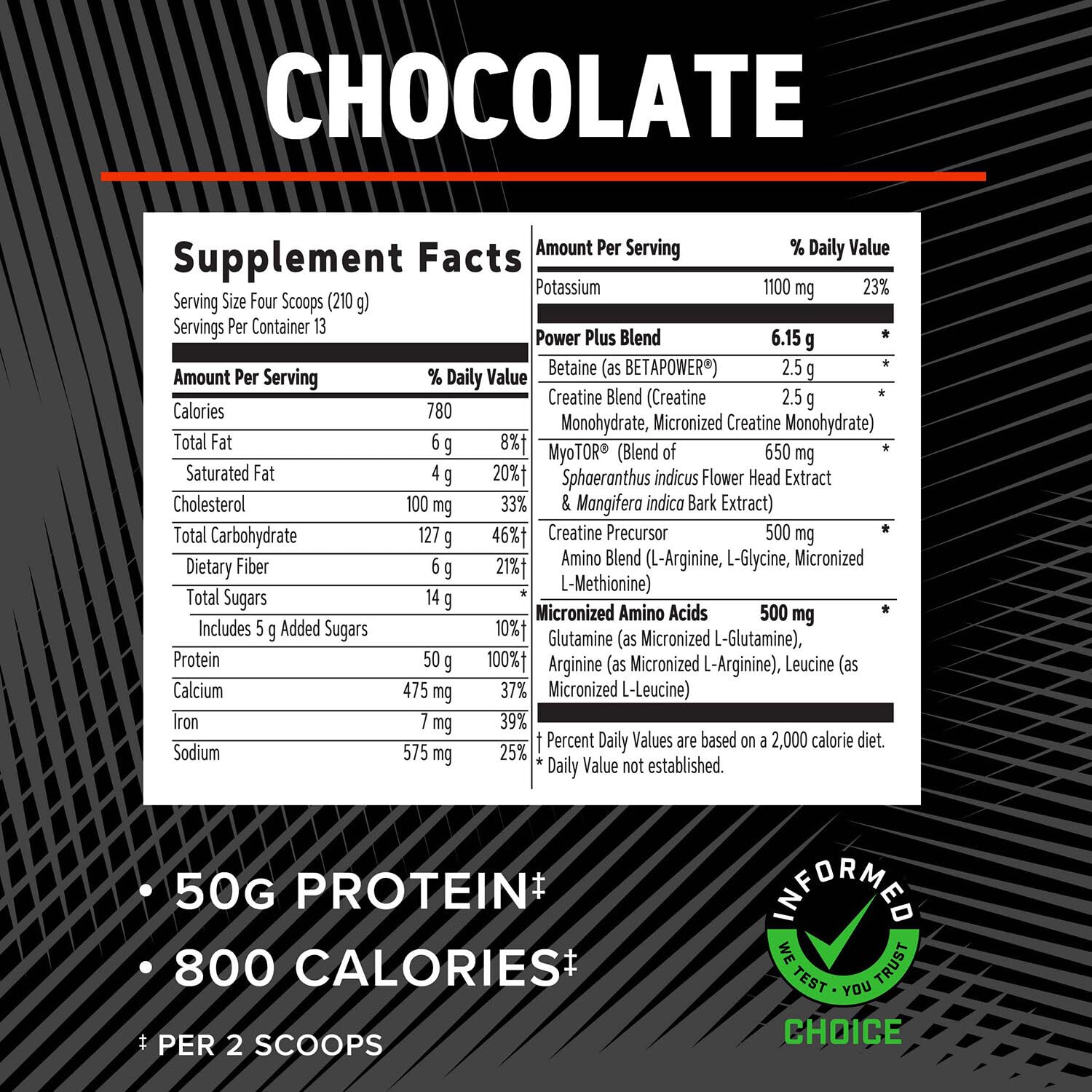 GNC Mass XXX WADA-tested logo on packaging promotes safe sport compliance