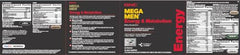 GNC Mega Men daily packs front shows convenient 5-in-1 daily packets.