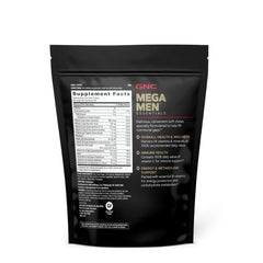 GNC Mega Men Soft Chew gluten-free bottle highlighting gluten-free daily nutrition option.