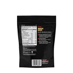 GNC Mega Men Soft Chew close-up showing chewy texture and mixed-fruit flavor for easy enjoyment.