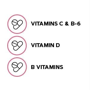 GNC Milestones packaging on display highlights gluten- and dairy-free formula.