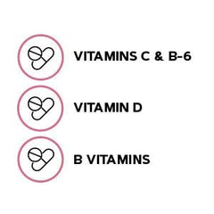 GNC Milestones packaging on display highlights gluten- and dairy-free formula.