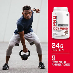 GNC Pro Performance 100% Whey Creamy Strawberry bottle front showing label
