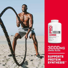 GNC Pro Performance Amino 3000 capsules for easy daily muscle repair support