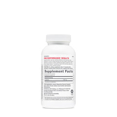 GNC Pro Performance L-Glutamine bottle side view highlighting label details.