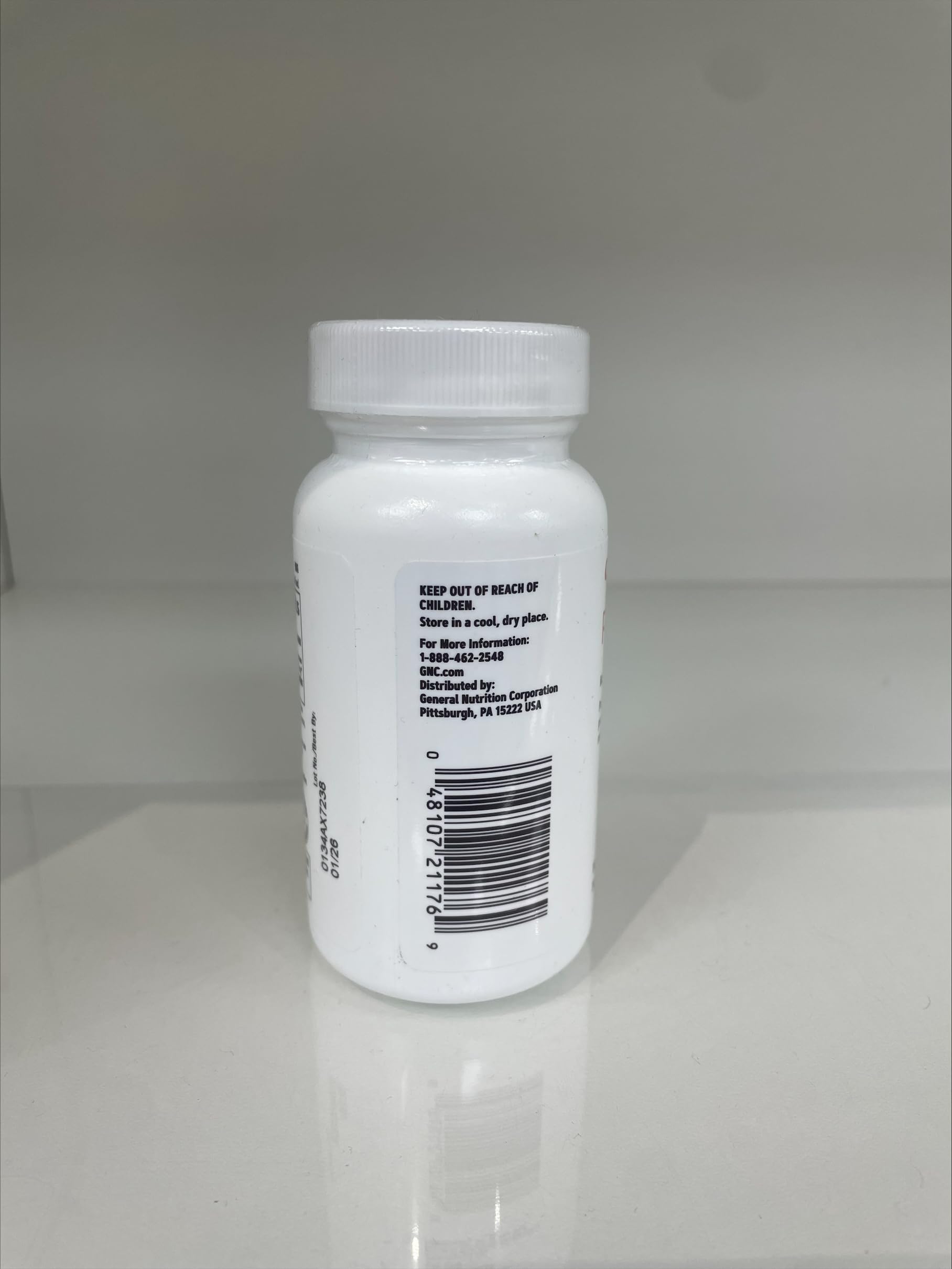 GNC Pycnogenol 100mg packaging front, compact and easy to store.