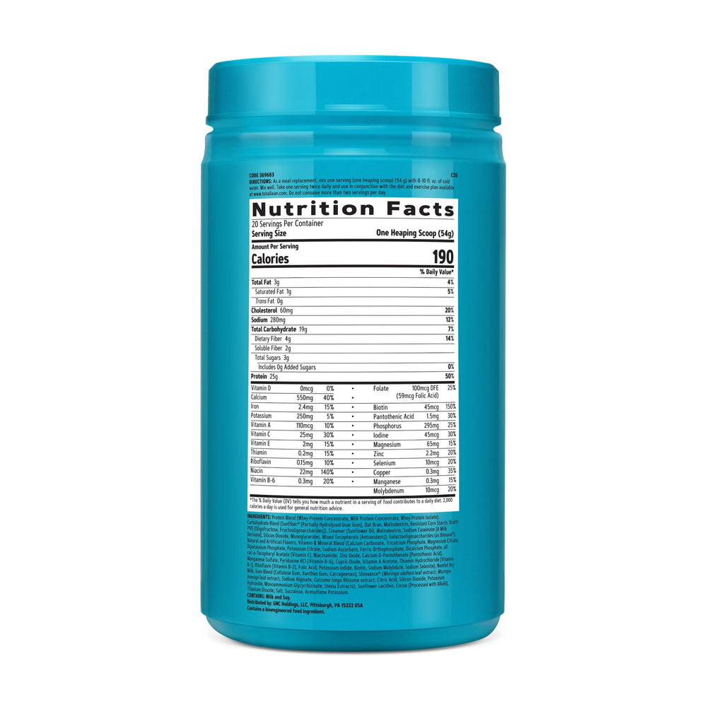 SlimVance Caffeine Free Vanilla Caramel scoop beside a shaker for a quick shake