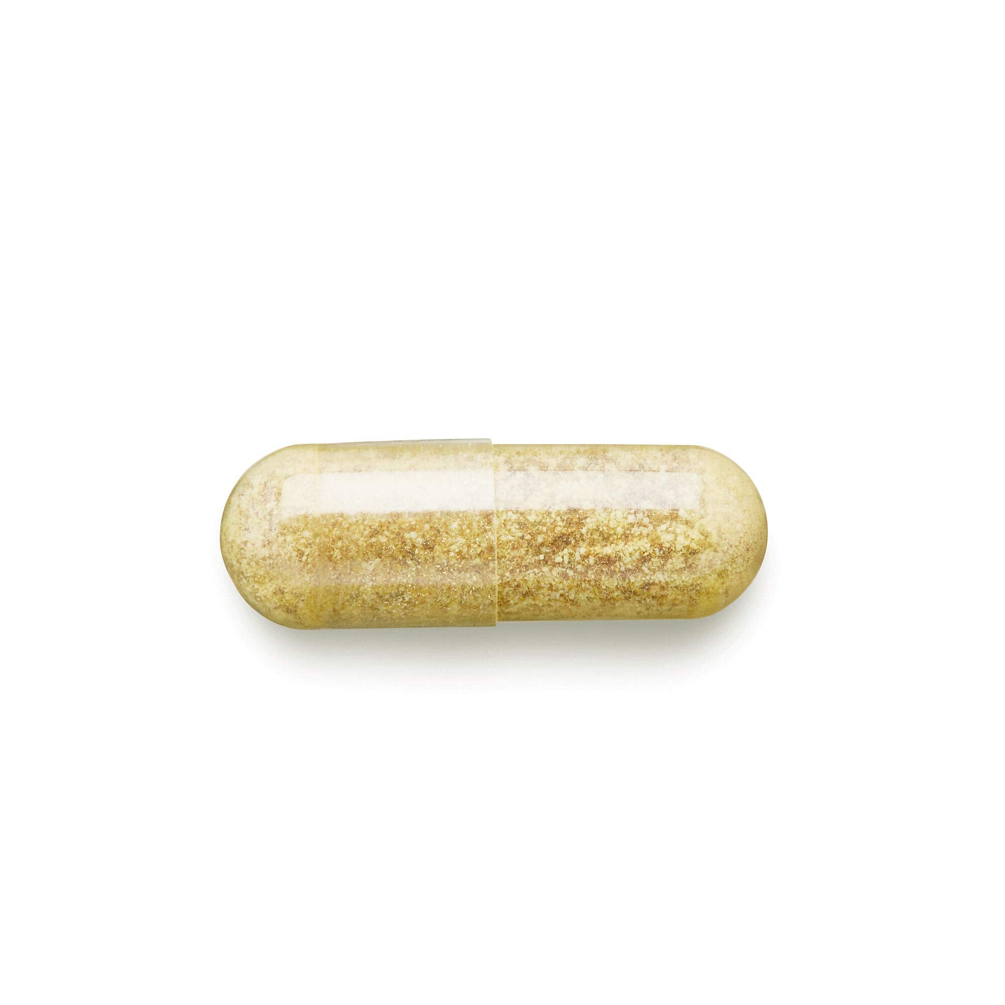 GNC TamaFlex Fast Acting symbols showing non-GMO, vegetarian, and shellfish-free status.