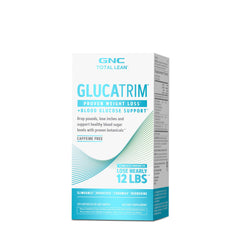 GNC Total Lean GlucaTrim bottle front showing weight management support