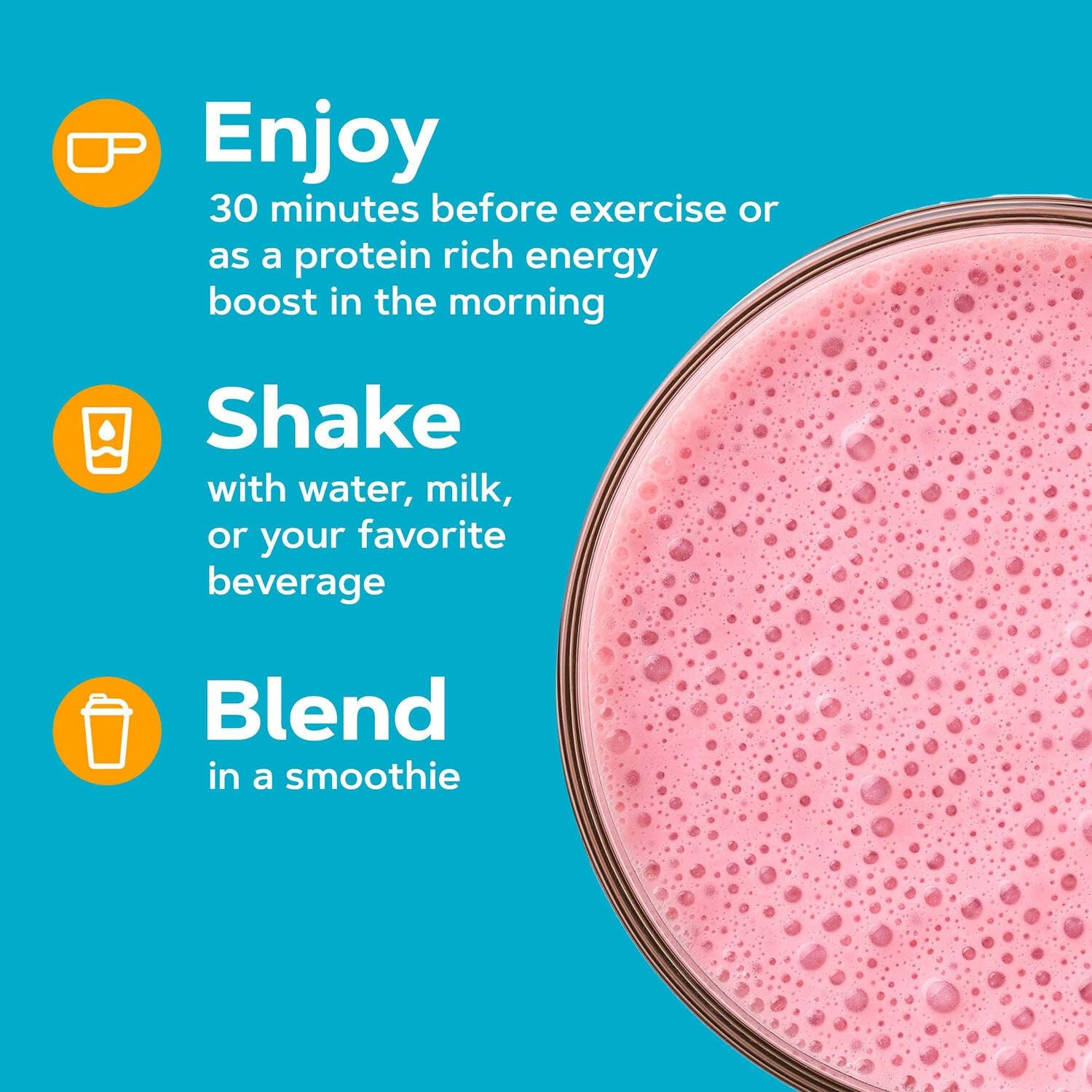 GNC Total Lean Lean Shake Burn strawberry morning routine vibe with shake