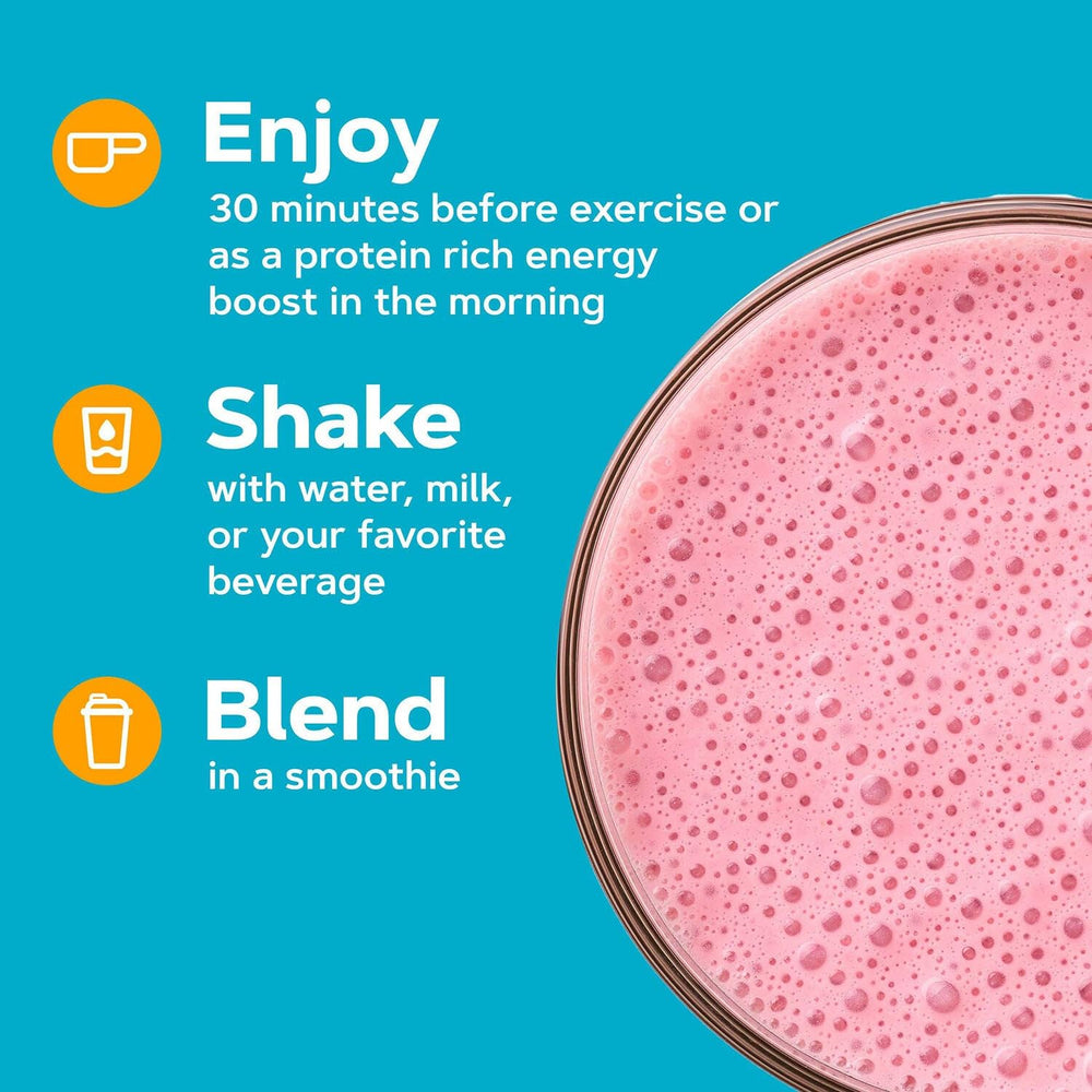 GNC Total Lean Lean Shake Burn strawberry morning routine vibe with shake