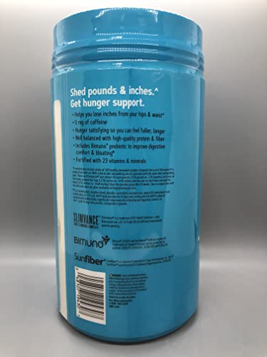 Creamy Vanilla Caramel Lean Shake poured into a glass with rich flavor