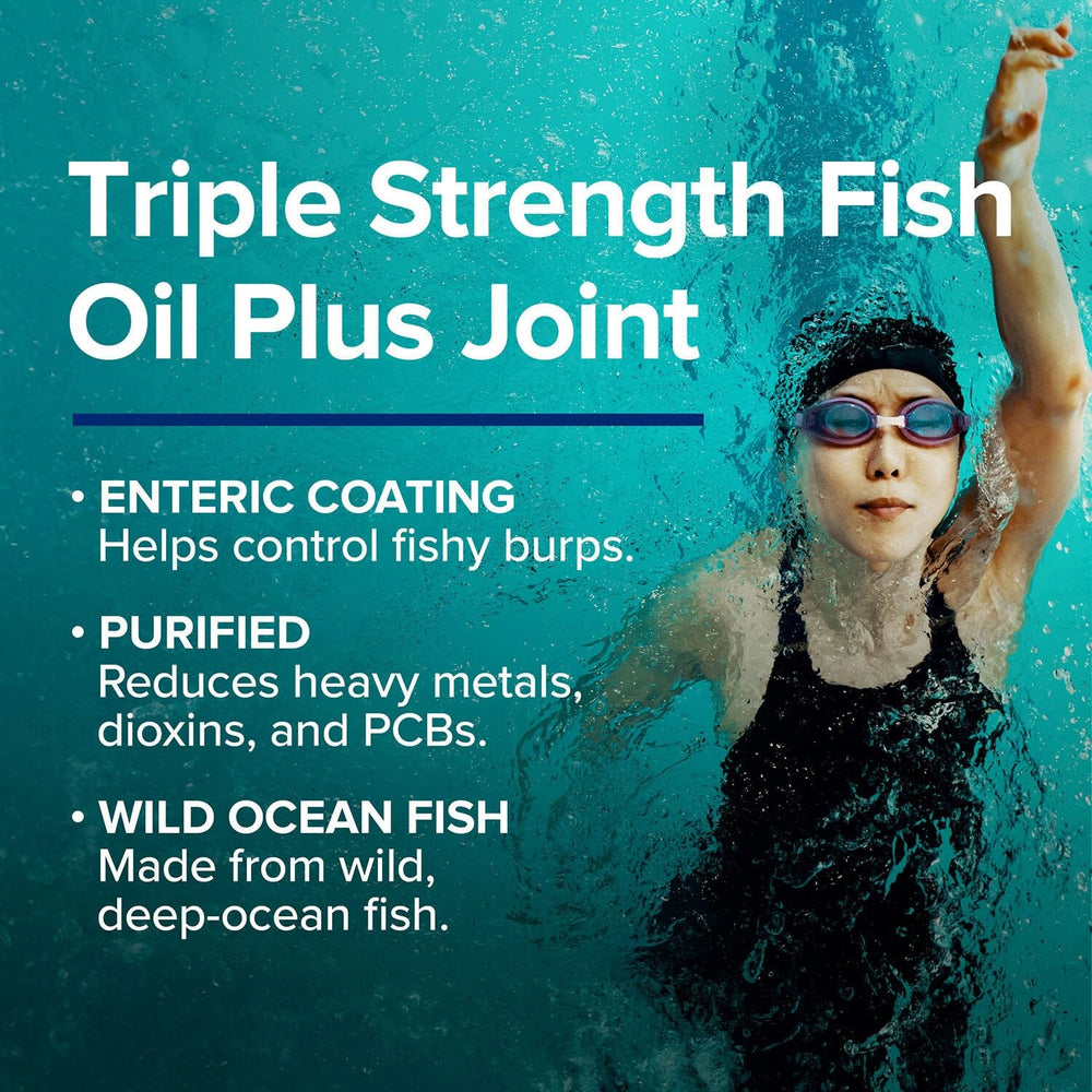 Illustration of heart, brain, eyes, and joints supported by omega-3s