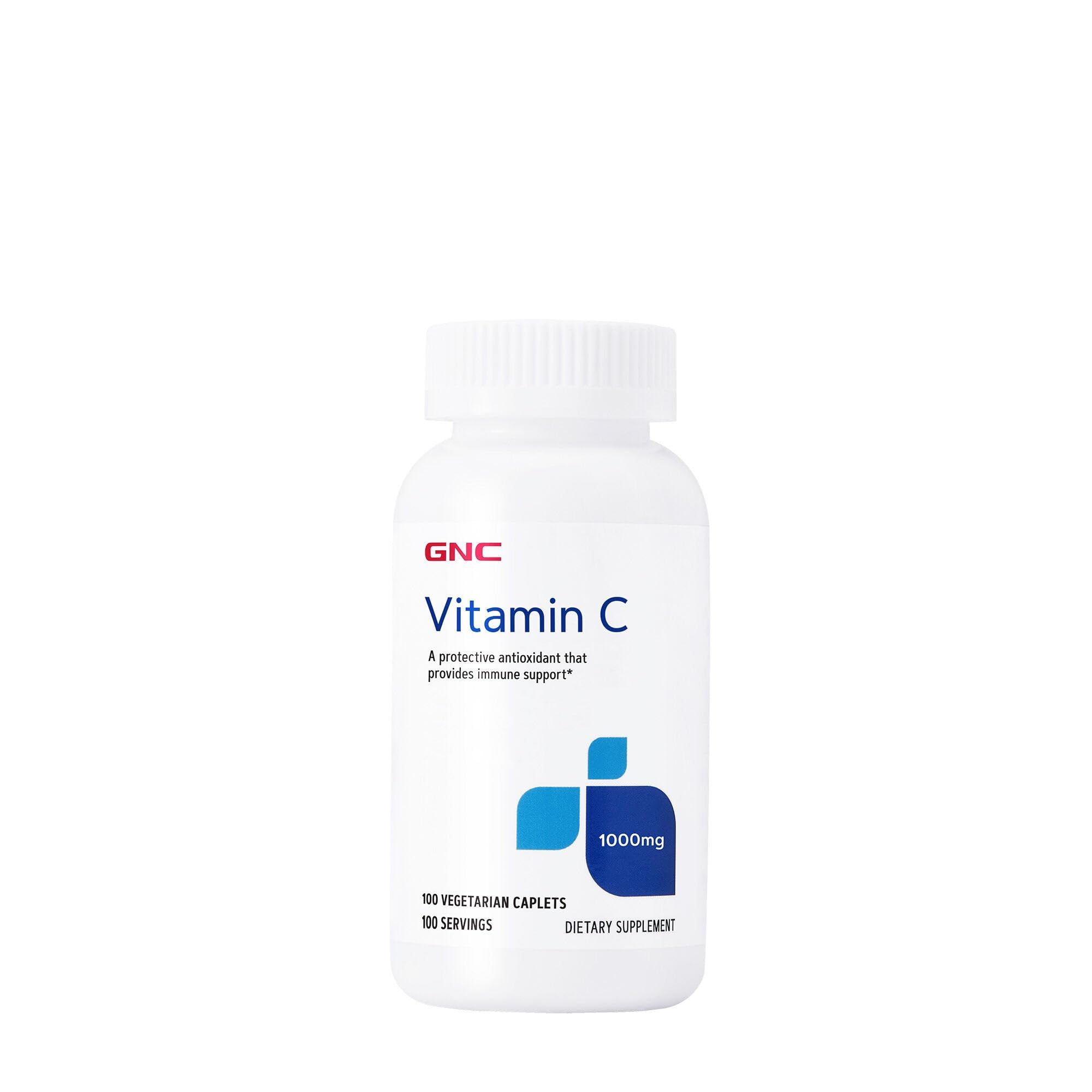 GNC Vitamin C 1000 mg bottle front view for immune support and daily wellness.