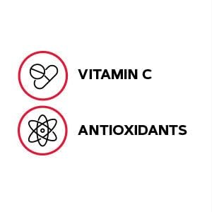 GNC Vitamin C 1000mg label close-up showing per-pack details and ingredients
