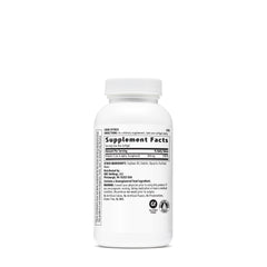 GNC Vitamin E 400IU softgels closeup showing easy-to-swallow capsules