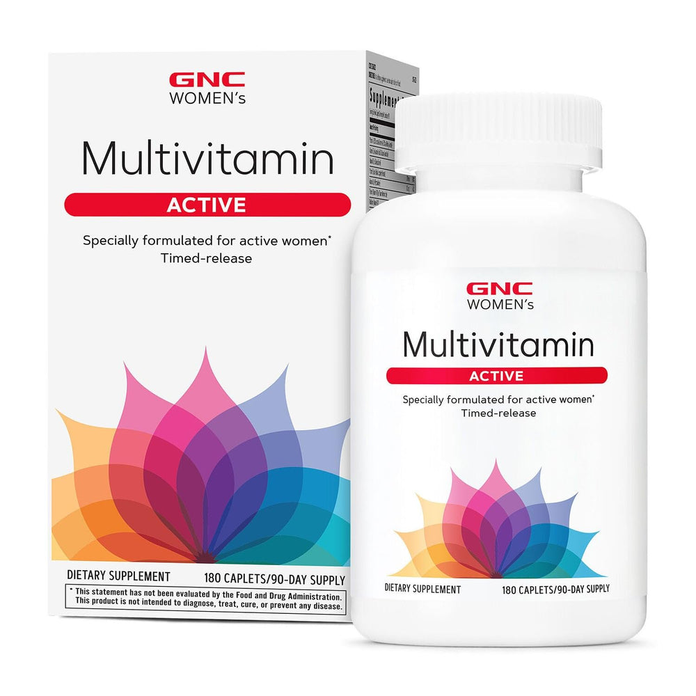 GNC Women’s Active bottle-front view highlighting daily energy support.
