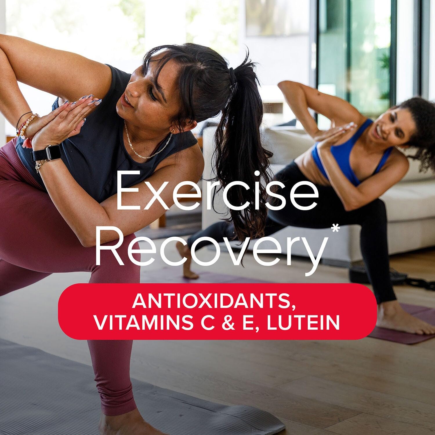 GNC Women’s Active capsules close-up illustrating easy daily use.