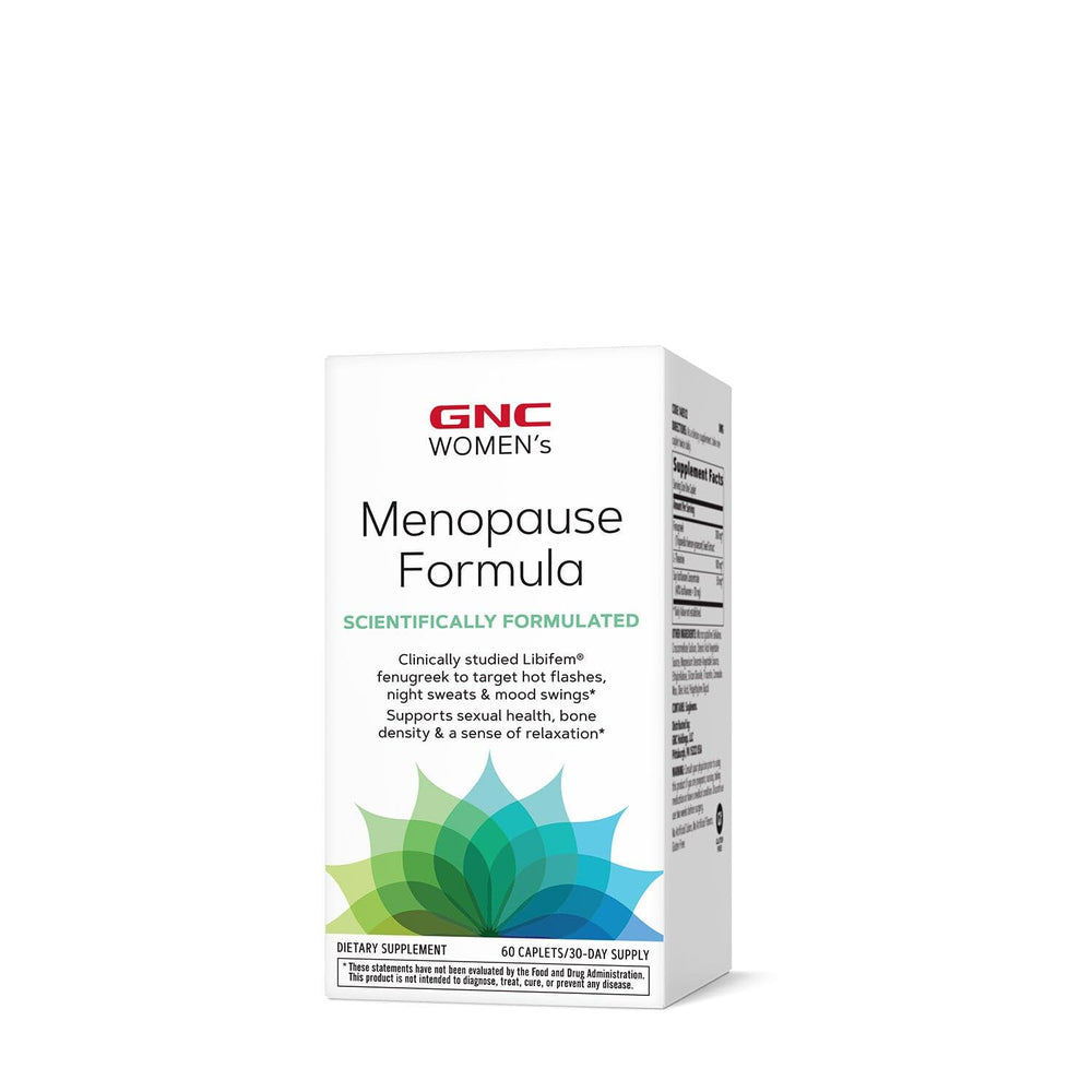 GNC Women's Menopause Formula capsules ready for daily use to support energy.