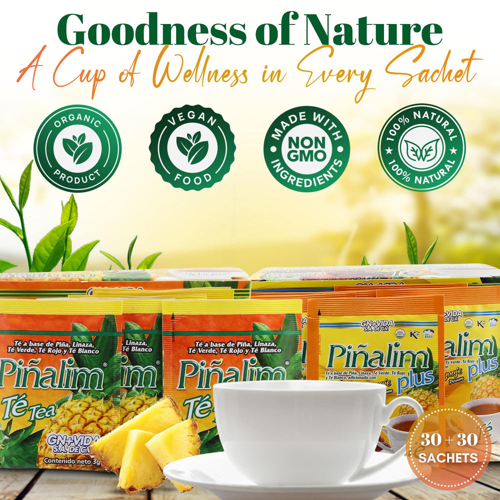 GN+Vida Pinalim tropical pineapple aroma elevates a bright tea moment.