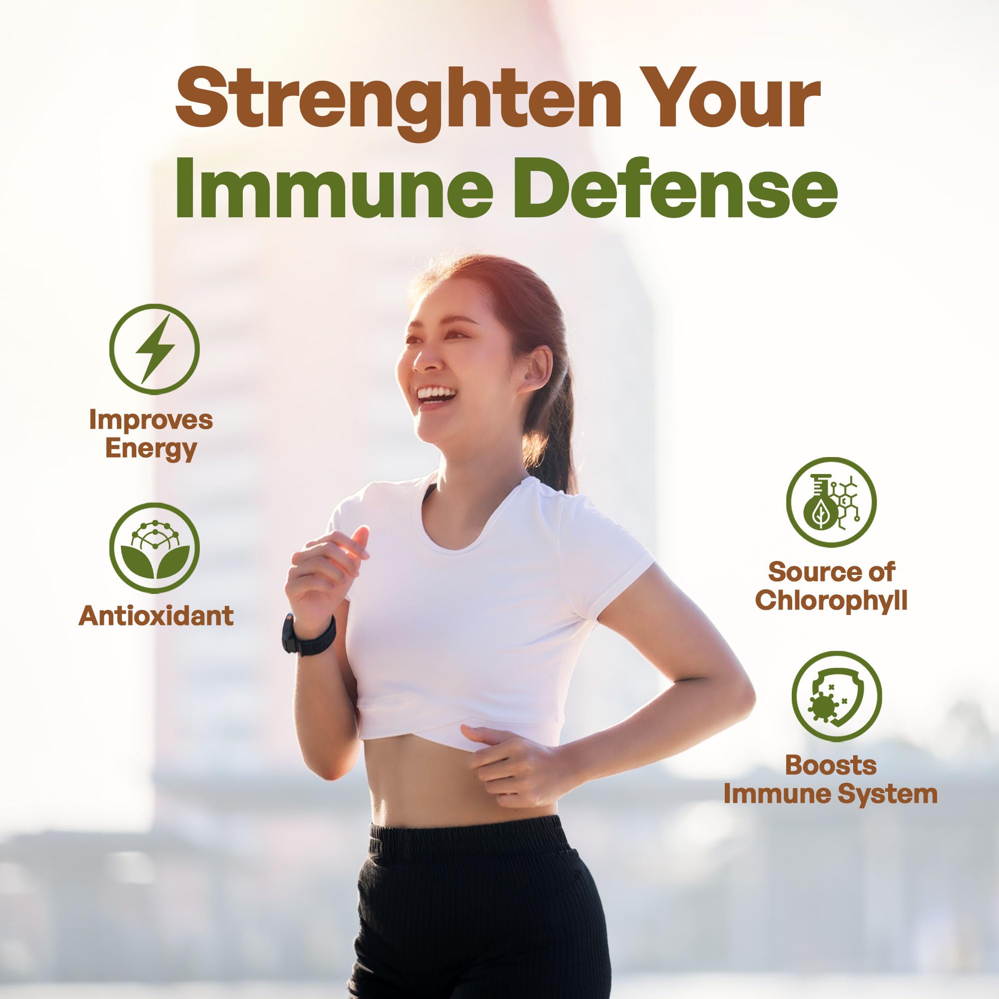 Go Nutra spirulina tablets with vegan and gluten-free attributes