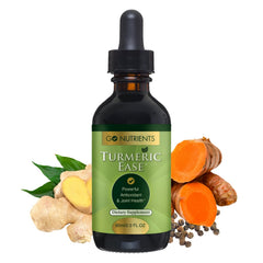 Go Nutrients Turmeric Ease bottle front for daily joint support and wellness.