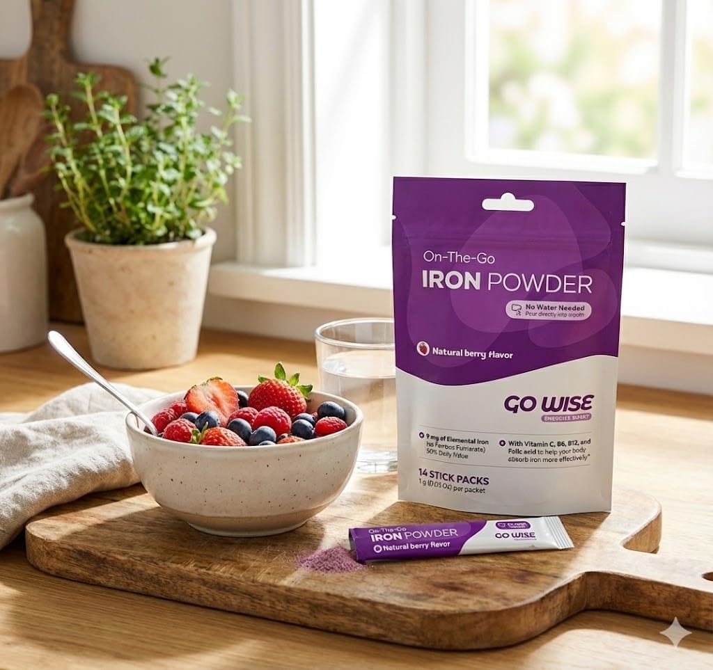 Go Wise Iron two-box set with 28 single-serve servings.