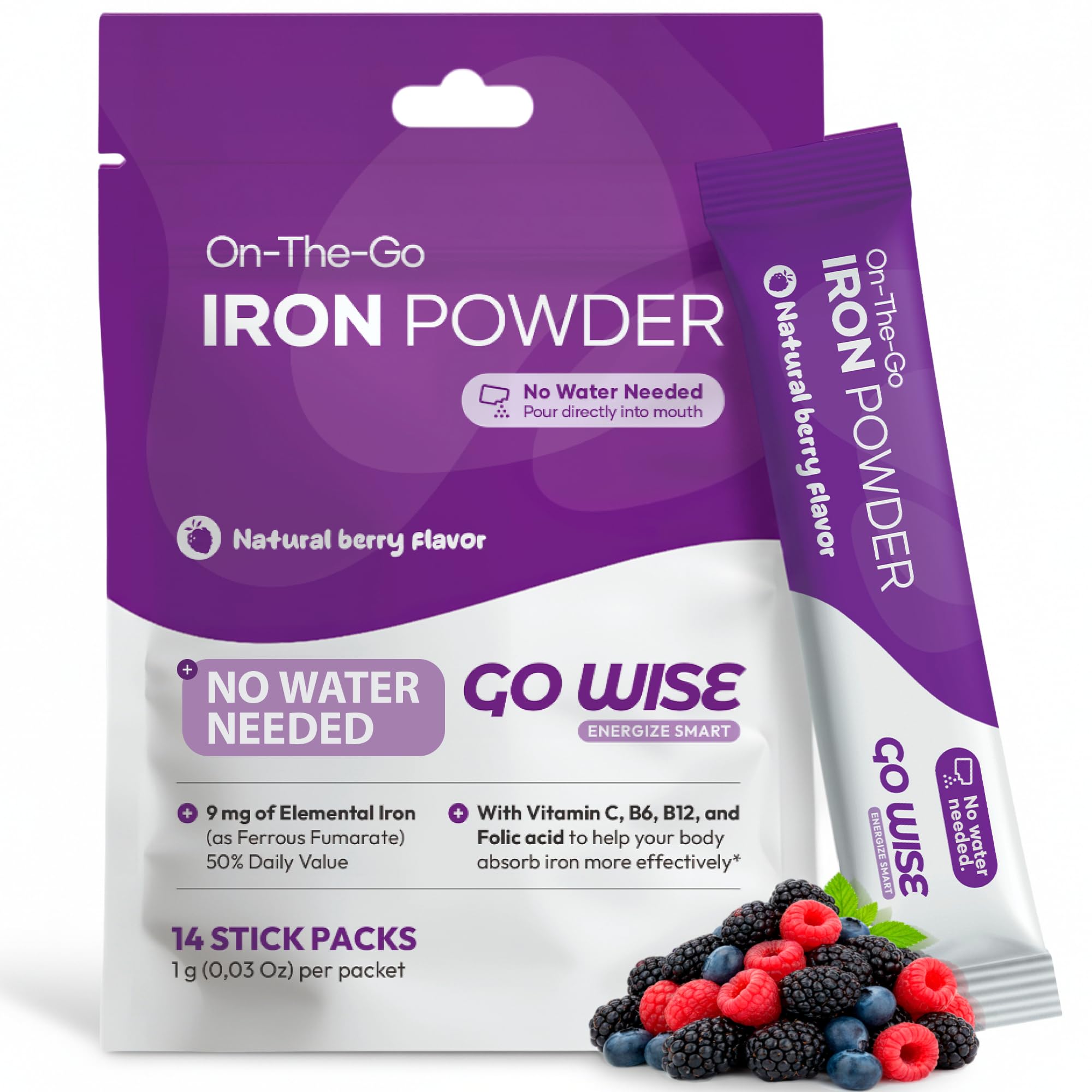Go Wise Iron two-box packaging shows complete set for daily use.