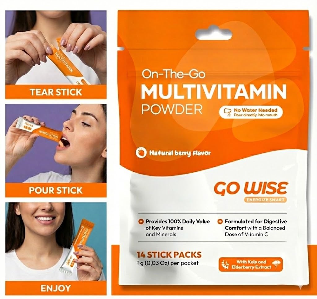 Go Wise On The Go gluten-free vitamin option with complete nutrient profile.