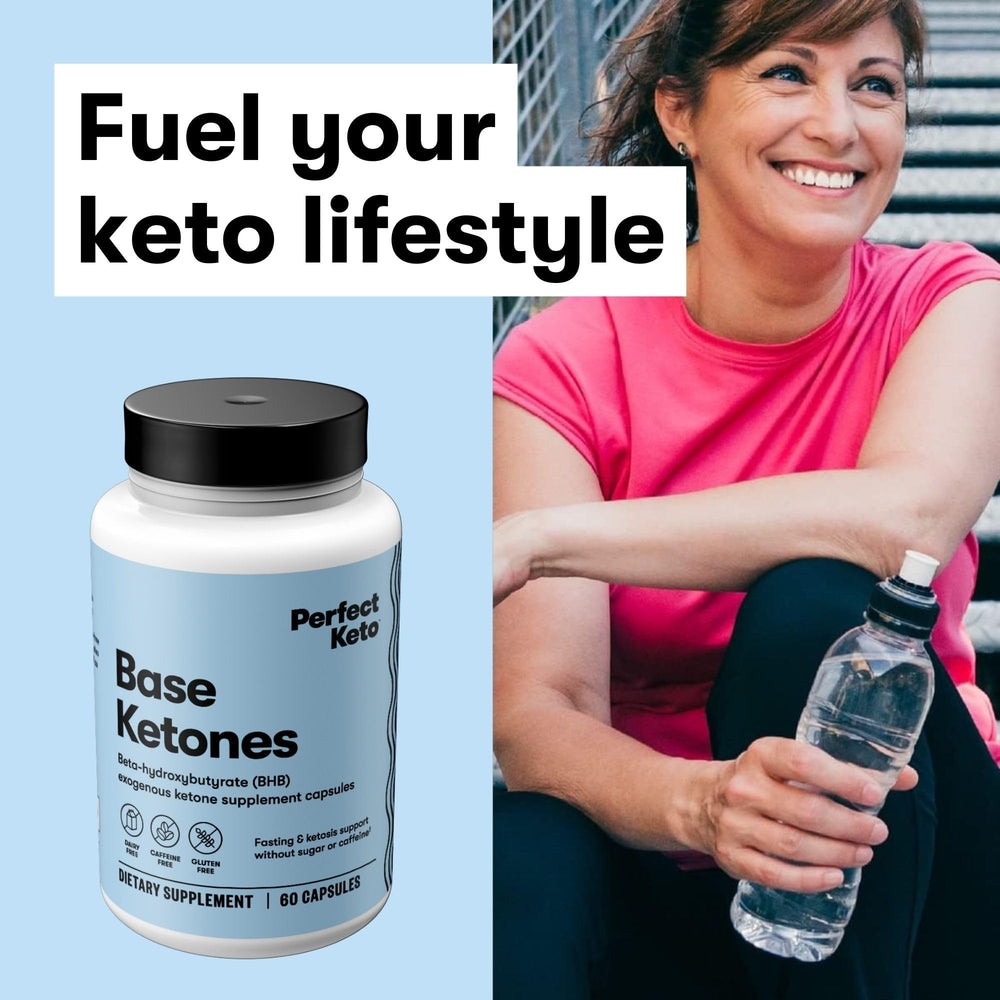 GoBHB capsules closeup highlights smooth capsules designed for ketosis support.