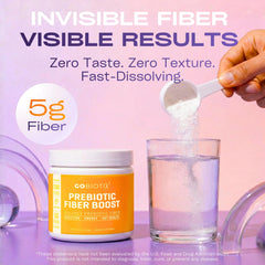 Gobiotix prebiotic scoop illustrating convenient daily use.