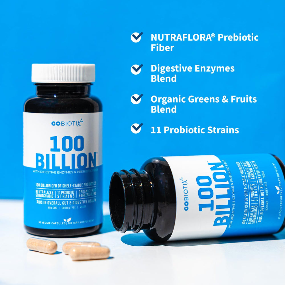GOBIOTIX Organic greens blend with kale and spinach details.