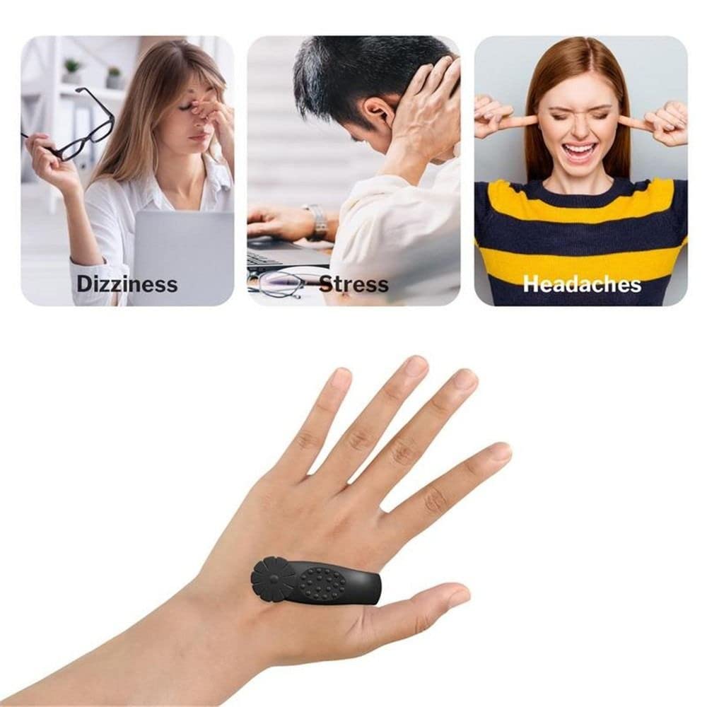 Gofidin hand acupressure clip closeup highlighting compact design