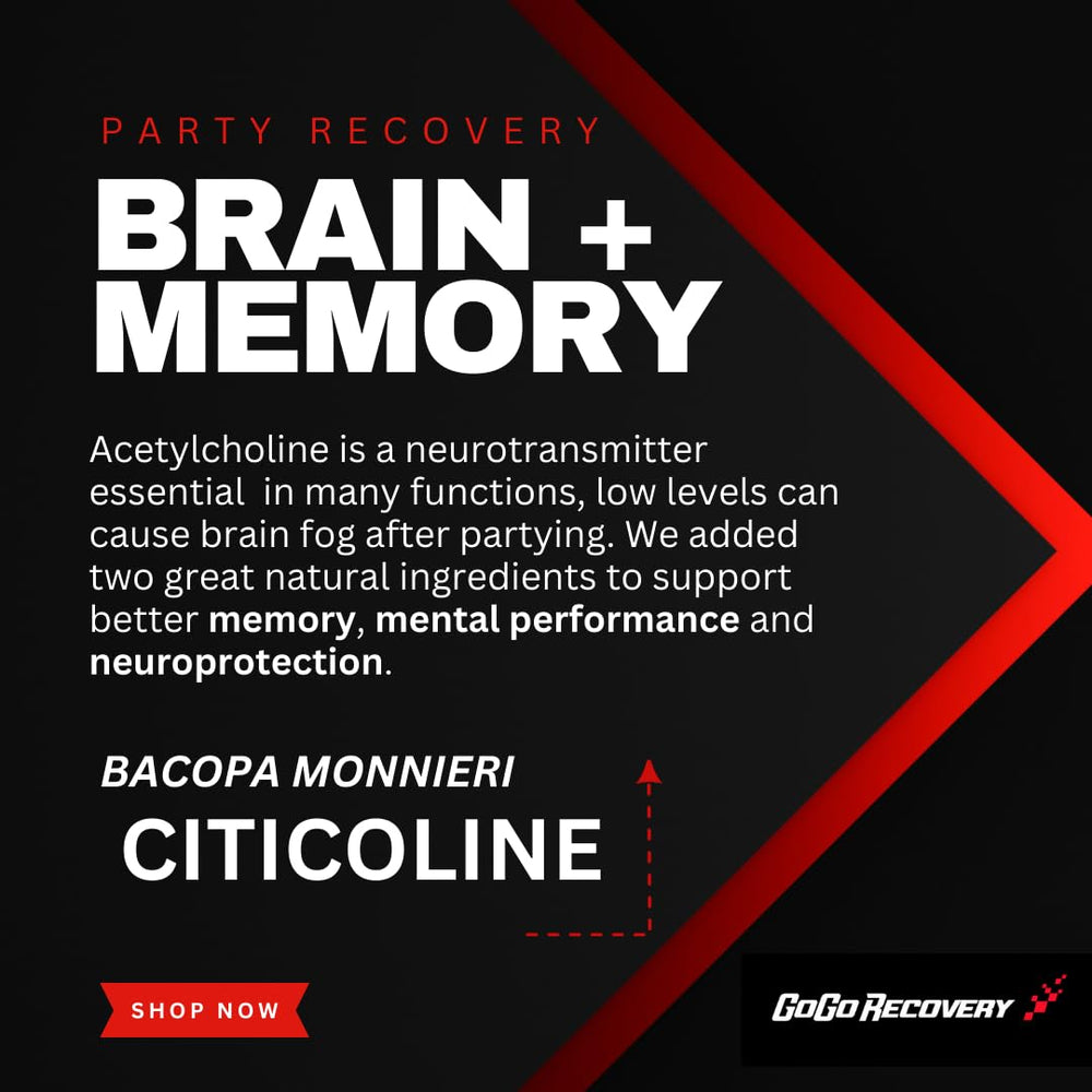 GoGo Recovery bacopa monnieri for brain balance and memory focus.
