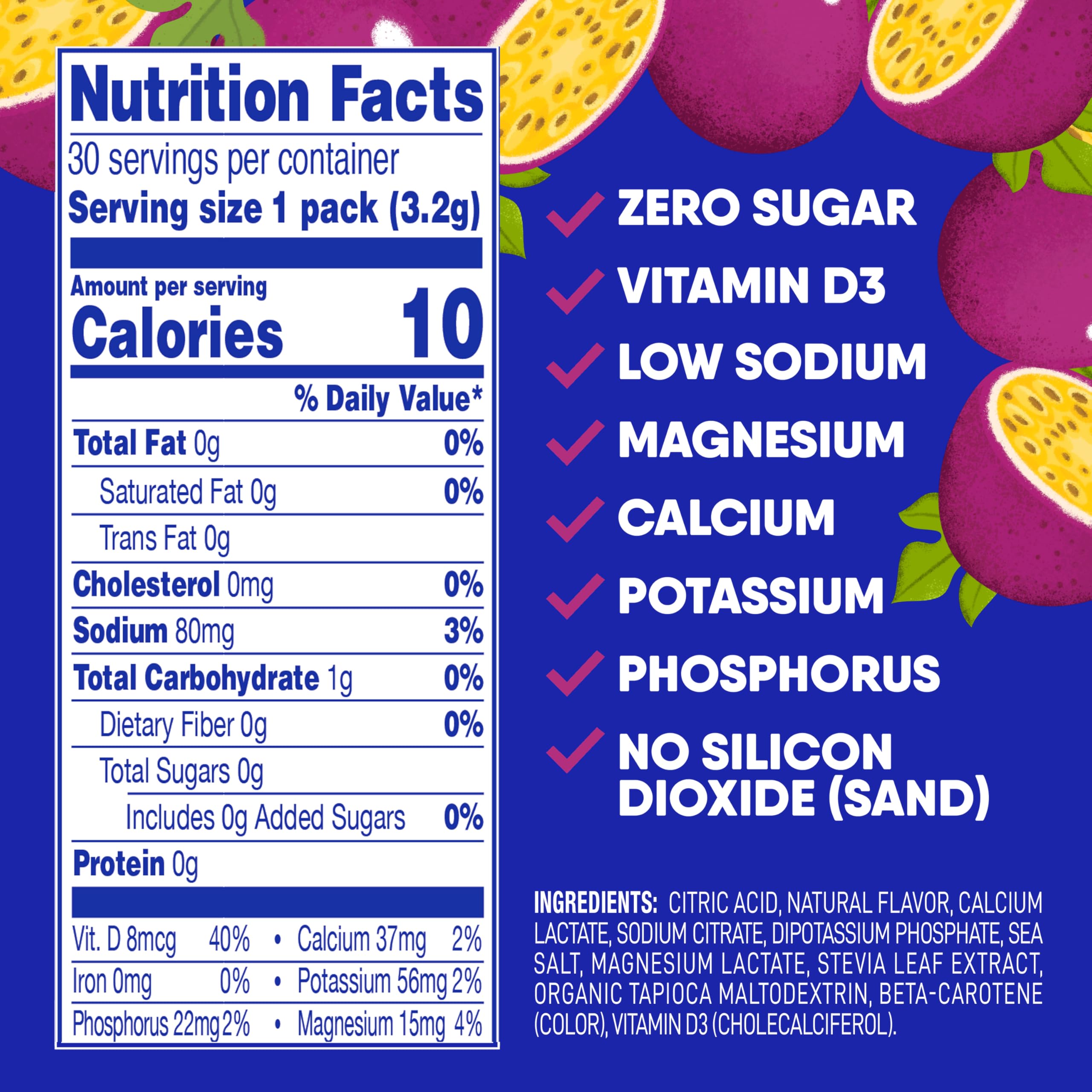 GoHydrate gluten-free and non-GMO formula highlights clean hydration.