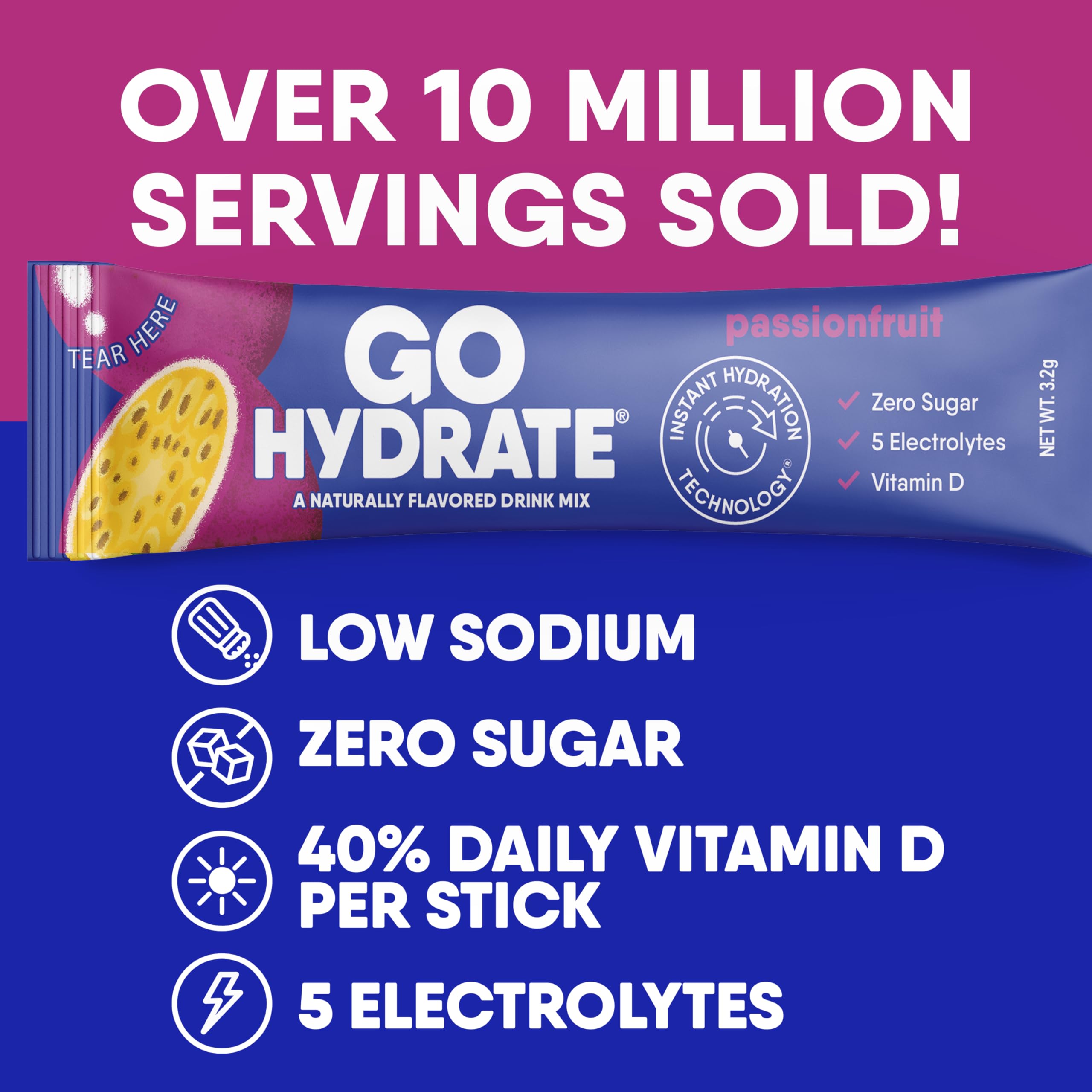 GoHydrate shown during a gym workout for fast electrolyte replenishment after exercise.